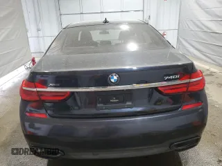 2019 BMW 7 Series 740i xDrive with VIN WBA7E4C58KGV70026, listed as a Copart auction lot 59465615 with Not provided miles and Salvage title. Bid and sale history available at DreamBid. Image 6.