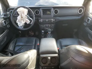 2020 Jeep Wrangler Unlimited Sahara with VIN 1C4HJXEM6LW248758, listed as a Copart auction lot 46671845 with 40,928 mi miles and Salvage Title. Bid and sale history available at carsss.com. Image 8.