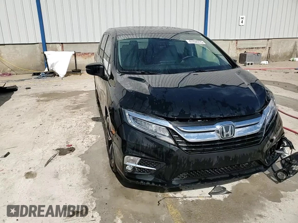 2020 Honda Odyssey Elite with VIN 5FNRL6H91LB032529, listed as a Copart auction lot 47424275 with 54,500 mi miles and Salvage Title. Bid and sale history available at DreamBid. Image 14.