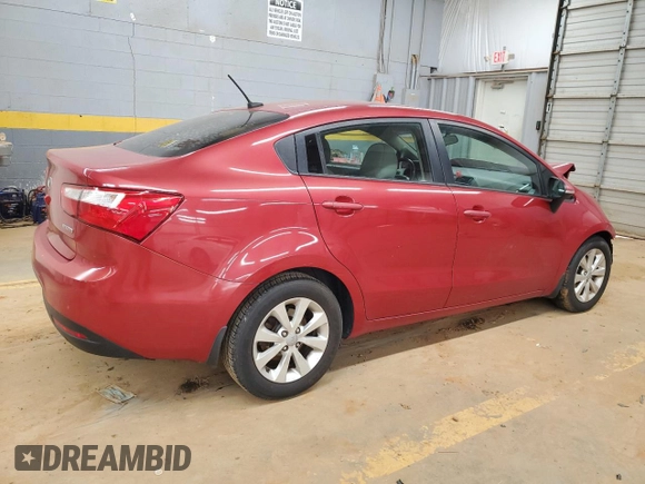2015 Kia Rio EX with VIN KNADN4A37F6479779, listed as a Copart auction lot 48152355 with 154,331 mi miles and Salvage Title. Bid and sale history available at carsss.com. Image 3.