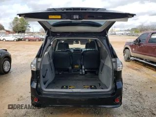2014 Toyota Sienna SE with VIN 5TDXK3DC8ES512706, listed as a Copart auction lot 43325815 with 190,498 mi miles and Salvage Title. Bid and sale history available at DreamBid. Image 6.