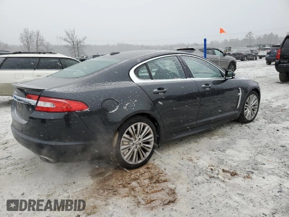 2011 Jaguar XF with VIN SAJWA0FB9BLS16223, listed as a Copart auction lot 89158825 with 179,554 mi miles and Salvage Title. Bid and sale history available at carsss.com. Image 3.