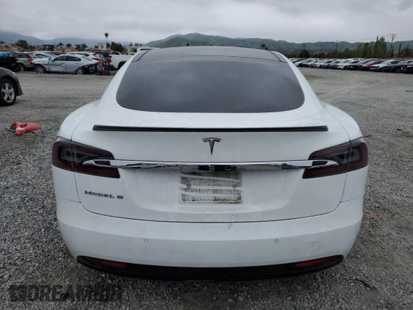2016 Tesla Model S 70 with VIN 5YJSA1E16GF159310, listed as a Copart auction lot 53568125 with 146,531 mi miles and Salvage title. Bid and sale history available at DreamBid. Image 6.