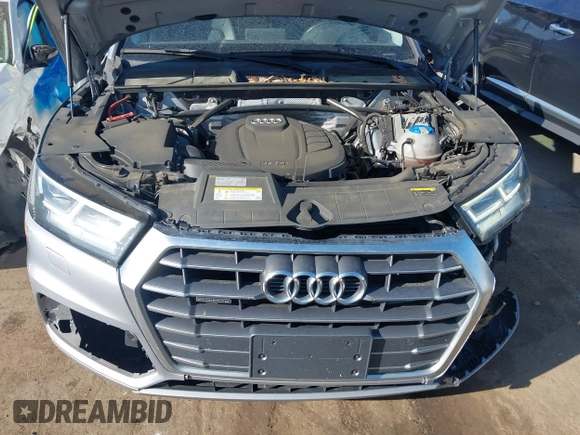 2018 Audi Q5 Premium Plus z VIN WA1BNAFY0J2011691, wystawiony jako IAAI lot #42166341 z przebiegiem 111 149 mil mil oraz . Historia ofert i sprzedaży dostępna na DreamBid. Obrazek 10.