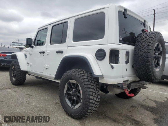 2018 Jeep Wrangler Unlimited Rubicon z VIN 1C4HJXFGXJW258554, wystawiony jako Copart lot #55863905 z przebiegiem 60 492 mil mil oraz Szkoda całkowita • Salvage title. Historia ofert i sprzedaży dostępna na DreamBid. Obrazek 2.