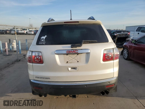 2009 GMC Acadia SLT2 with VIN 1GKER33D39J164222, listed as a Copart auction lot 48537245 with 165,073 mi miles and Salvage title. Bid and sale history available at DreamBid. Image 6.