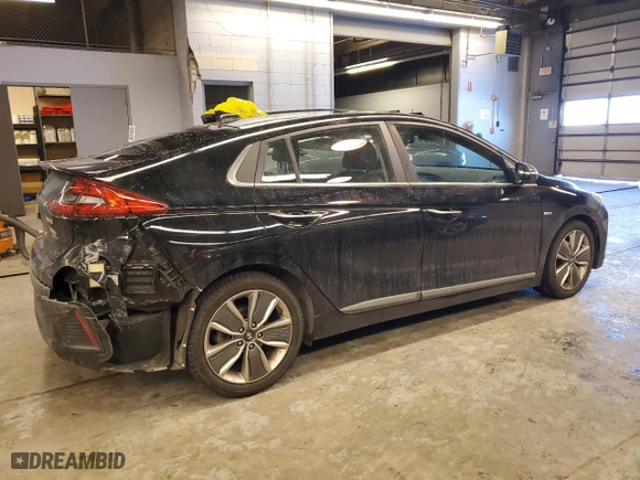 2017 Hyundai Ioniq Hybrid Limited with VIN KMHC05LCXHU023320, listed as a Copart auction lot 45158075 with 91,936 mi miles and Salvage Title. Bid and sale history available at carsss.com. Image 3.