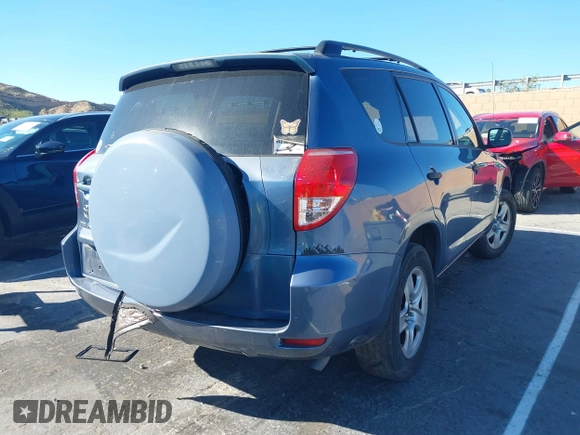 2008 Toyota RAV4 with VIN JTMZD35V685098709, listed as a IAAI auction lot 41402372 with 144,968 mi miles. Bid and sale history available at carsss.com. Image 4.