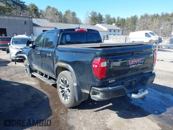 2023 GMC Canyon 4WD Denali with VIN 1GTP6FEK8P1263495, listed as a IAAI auction lot 41751989 with 55,501 mi miles and . Bid and sale history available at DreamBid. Image 3.