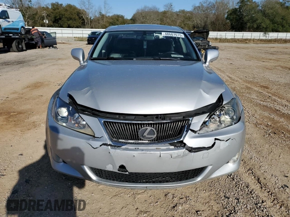 2006 Lexus IS 250 Manual with VIN JTHBK262462001705, listed as a Copart auction lot 48607615 with 151,792 mi miles and Salvage Title. Bid and sale history available at carsss.com. Image 5.