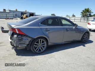 2015 Lexus IS 250 with VIN JTHBF1D25F5051478, listed as a Copart auction lot 57087175 with 105,255 mi miles and Salvage title. Bid and sale history available at DreamBid. Image 3.