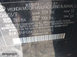 2018 Hyundai Elantra SEL with VIN 5NPD84LFXJH280855, listed as a IAAI auction lot 41042258 with 1 mi miles. Bid and sale history available at carsss.com. Image 9.