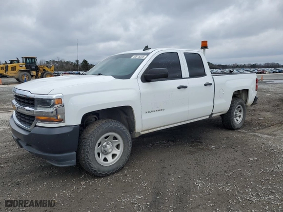 2018 Chevrolet Silverado 1500 Work Truck with VIN 1GCVKNEC1JZ285434, listed as a Copart auction lot 43875355 with 161,501 mi miles and Clean Title. Bid and sale history available at carsss.com. Image 1.
