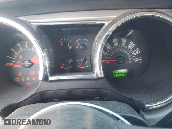 2007 Ford Mustang GT Deluxe z VIN 1ZVFT82HX75346652, wystawiony jako Copart lot #57259565 z przebiegiem 116 719 mil mil oraz Szkoda całkowita • Salvage title. Historia ofert i sprzedaży dostępna na DreamBid. Obrazek 9.