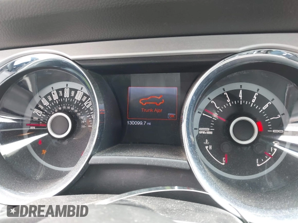 2013 Ford Mustang V6 with VIN 1ZVBP8EM8D5248243, listed as a IAAI auction lot 42429803 with 130,099 mi miles and . Bid and sale history available at DreamBid. Image 7.