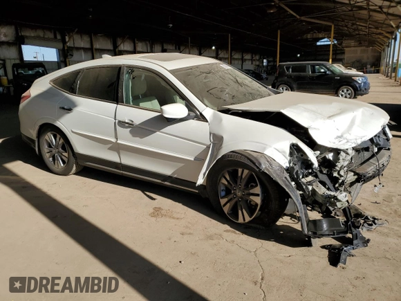 2014 Honda Crosstour EX-L z VIN 5J6TF1H53EL002293, wystawiony jako Copart lot #50240405 z przebiegiem Nie podano mil oraz Szkoda całkowita • Salvage title. Historia ofert i sprzedaży dostępna na DreamBid. Obrazek 4.