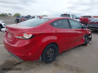 2016 Hyundai Elantra SE with VIN KMHDH4AE1GU523473, listed as a IAAI auction lot 41763590 with 195,597 mi miles. Bid and sale history available at carsss.com. Image 4.