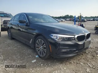 2018 BMW 5 Series 530i xDrive with VIN WBAJA7C55JWA74479, listed as a Copart auction lot 59689085 with 114,329 mi miles and Salvage title. Bid and sale history available at DreamBid. Image 4.