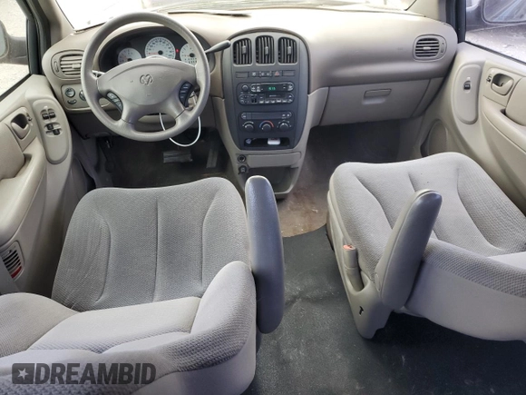 2001 Dodge Caravan SE with VIN 1B4GP25B01B239227, listed as a Copart auction lot 67699044 with 51,109 mi miles and Salvage Title. Bid and sale history available at DreamBid. Image 8.