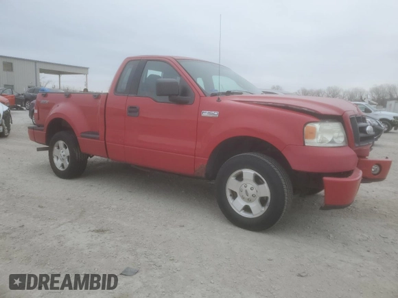 2006 Ford F-150 STX with VIN 1FTRF02W06KB73506, listed as a Copart auction lot 86136594 with 0 mi miles and Salvage Title. Bid and sale history available at carsss.com. Image 4.