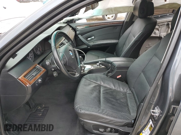 2010 BMW 5 Series 528i with VIN WBANU5C51AC127674, listed as a Copart auction lot 48110725 with 147,262 mi miles and Salvage Title. Bid and sale history available at carsss.com. Image 7.