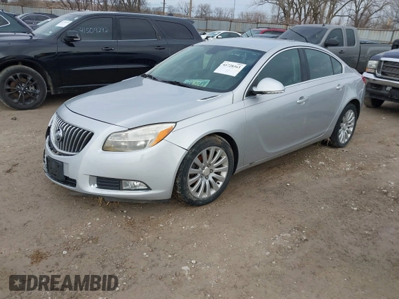 2012 Buick Regal with VIN 2G4GR5EK2C9145610, listed as a IAAI auction lot 41728363 with 150,401 mi miles. Bid and sale history available at carsss.com. Image 2.