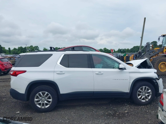 2020 Chevrolet Traverse LT Cloth with VIN 1GNEVGKW7LJ228293, listed as a IAAI auction lot 39733566 with 43,312 mi miles. Bid and sale history available at carsss.com. Image 12.