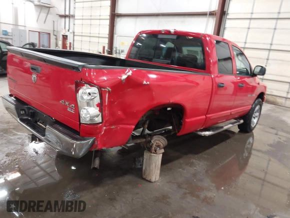 2007 Dodge 1500 SLT with VIN 1D7HU18237J512364, listed as a IAAI auction lot 42027871 with 164,273 mi miles. Bid and sale history available at carsss.com. Image 4.