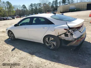 2025 Hyundai Elantra SEL Convenience with VIN KMHLS4DG3SU856356, listed as a Copart auction lot 49180015 with 2,185 mi miles and Salvage Title. Bid and sale history available at carsss.com. Image 2.