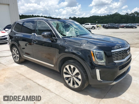 2020 Kia Telluride EX with VIN 5XYP34HC0LG079373, listed as a Copart auction lot 60782085 with 46,453 mi miles and Salvage title. Bid and sale history available at DreamBid. Image 4.