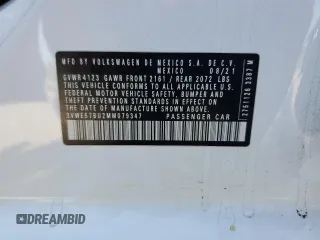2021 Volkswagen Jetta SEL z VIN 3VWE57BU2MM079347, wystawiony jako Copart lot #55089415 z przebiegiem 78 007 mil mil oraz Szkoda całkowita • Salvage title. Historia ofert i sprzedaży dostępna na DreamBid. Obrazek 13.