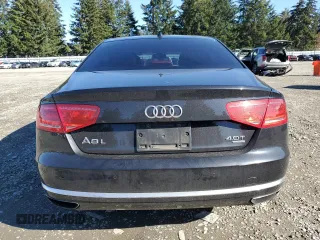 2013 Audi A8 4.0L with VIN WAUR2AFD4DN010442, listed as a Copart auction lot 47220315 with 154,058 mi miles and Clean title. Bid and sale history available at DreamBid. Image 6.