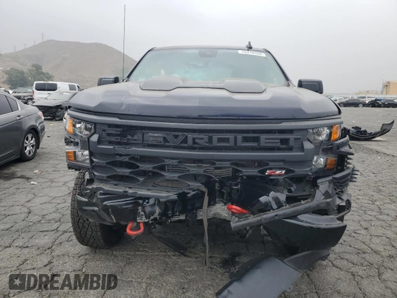 2024 Chevrolet Silverado 1500 Custom Trail Boss with VIN 3GCPDCEK6RG301024, listed as a Copart auction lot 76418164 with 5,684 mi miles and Salvage Title. Bid and sale history available at carsss.com. Image 5.