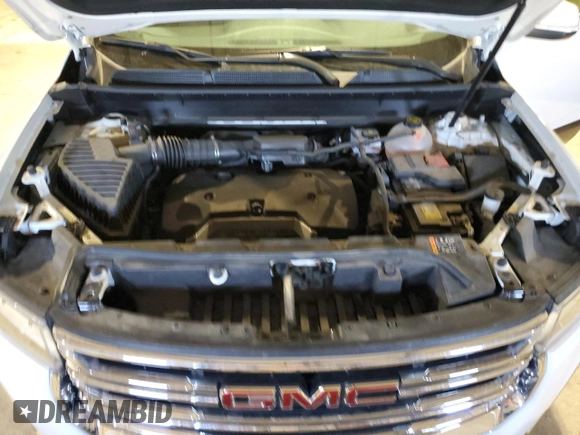 2021 GMC Acadia SLE with VIN 1GKKNKLA2MZ180842, listed as a Copart auction lot 46275615 with 26,701 mi miles and Salvage Title. Bid and sale history available at DreamBid. Image 12.