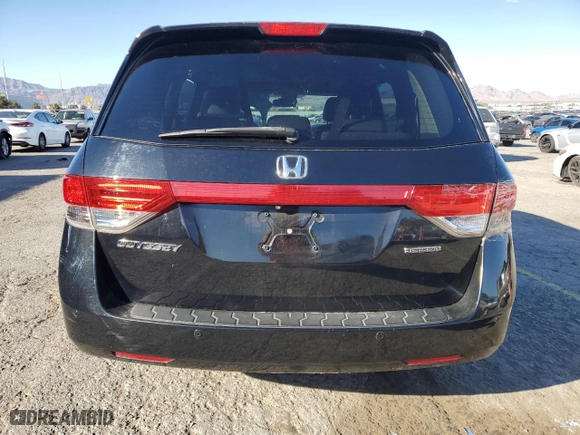 2015 Honda Odyssey Touring Elite with VIN 5FNRL5H99FB003519, listed as a Copart auction lot 49653375 with 172,777 mi miles and Salvage Title. Bid and sale history available at carsss.com. Image 6.