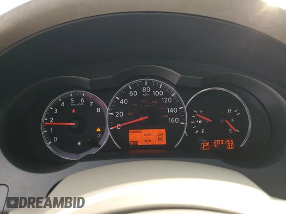 2012 Nissan Altima 2.5 with VIN 1N4AL2AP4CN540953, listed as a Copart auction lot 53939625 with 203,155 mi miles and Salvage Title. Bid and sale history available at DreamBid. Image 9.