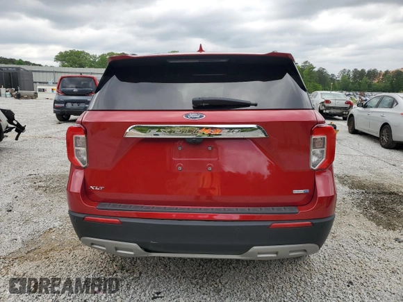 2020 Ford Explorer XLT z VIN 1FMSK8DH1LGC40151, wystawiony jako Copart lot #54750995 z przebiegiem 56 415 mil mil oraz Szkoda całkowita • Salvage title. Historia ofert i sprzedaży dostępna na DreamBid. Obrazek 6.
