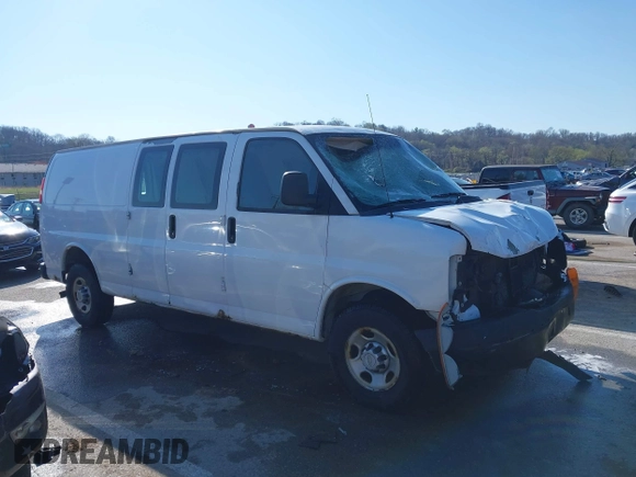 2011 Chevrolet Express Cargo Van with VIN 1GCWGGCA5B1112860, listed as a IAAI auction lot 41861159 with 533,977 mi miles. Bid and sale history available at carsss.com. Image 13.
