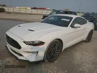 2018 Ford Mustang EcoBoost with VIN 1FA6P8TH9J5121450, listed as a Copart auction lot 59111295 with 65,515 mi miles and Salvage title. Bid and sale history available at DreamBid. Image 1.