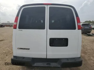 2018 Chevrolet Express Passenger LS with VIN 1GAWGEFG0J1212151, listed as a Copart auction lot 57289585 with 138,956 mi miles and Salvage title. Bid and sale history available at DreamBid. Image 6.