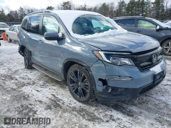 2022 Honda Pilot Special Edition with VIN 5FNYF6H27NB053037, listed as a IAAI auction lot 41536809 with 49,821 mi miles. Bid and sale history available at carsss.com. Image 1.