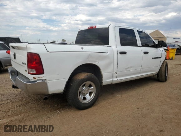 2012 Ram 1500 Tradesman with VIN 1C6RD7KP7CS314081, listed as a Copart auction lot 65838585 with 171,435 mi miles and Clean title. Bid and sale history available at DreamBid. Image 3.
