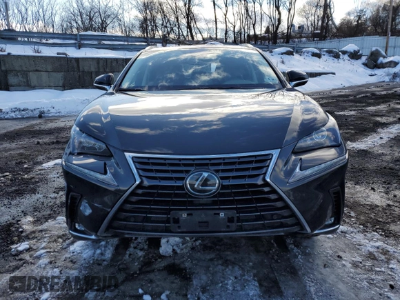 2021 Lexus NX with VIN JTJDARDZ4M2253115, listed as a Copart auction lot 45311665 with 53,574 mi miles and Salvage Title. Bid and sale history available at carsss.com. Image 5.