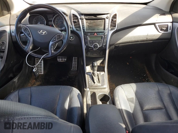 2013 Hyundai Elantra GT w/Blue Int with VIN KMHD35LE8DU048353, listed as a Copart auction lot 73672804 with 79,479 mi miles and Salvage Title. Bid and sale history available at carsss.com. Image 8.