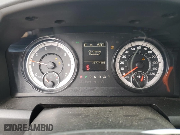 2018 Ram 1500 Tradesman with VIN 1C6RR7KT1JS233251, listed as a Copart auction lot 49732415 with 167,744 mi miles and Salvage title. Bid and sale history available at DreamBid. Image 9.