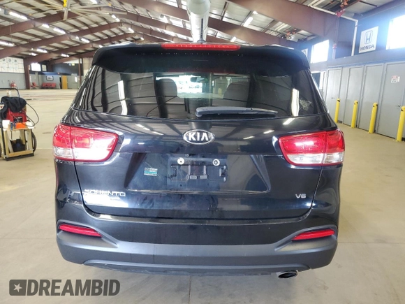 2018 Kia Sorento LX V6 with VIN 5XYPGDA55JG417511, listed as a Copart auction lot 54386005 with 129,610 mi miles and Clean Title. Bid and sale history available at carsss.com. Image 6.