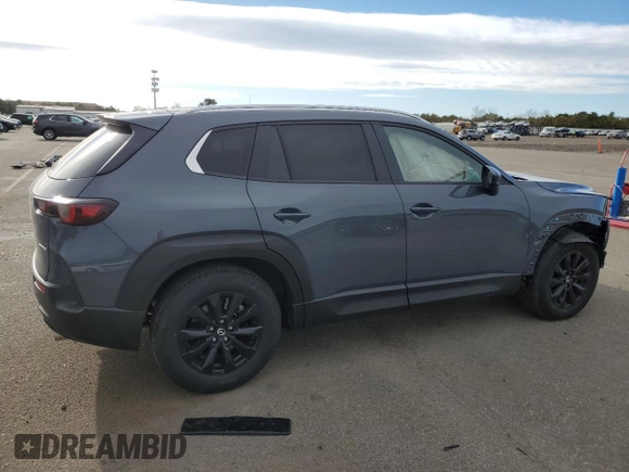 2025 Mazda CX-50 S Select with VIN 7MMVABAMXSN303129, listed as a Copart auction lot 87862825 with 732 mi miles and Salvage Title. Bid and sale history available at DreamBid. Image 3.