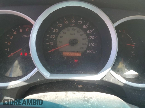 2005 Toyota Tacoma PreRunner with VIN 5TEKU72N45Z027207, listed as a Copart auction lot 53044435 with 166,084 mi miles and Clean Title. Bid and sale history available at carsss.com. Image 9.