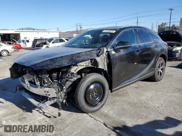 2024 Lexus RX with VIN 2T2BAMBA4RC043550, listed as a Copart auction lot 41428825 with 7,455 mi miles and Salvage Title. Bid and sale history available at carsss.com. Image 1.