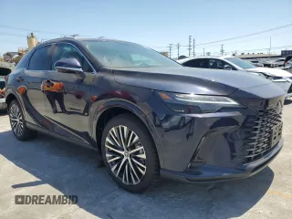 2025 Lexus RX 350h with VIN 2T2BBMCA7SC085065, listed as a Copart auction lot 59034485 with 329 mi miles and Salvage title. Bid and sale history available at DreamBid. Image 4.